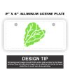 2" X 4" Aluminum License Plate  Thumbnail