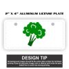 2" X 4" Aluminum License Plate  Thumbnail