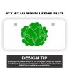 2" X 4" Aluminum License Plate  Thumbnail