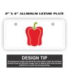 2" X 4" Aluminum License Plate  Thumbnail