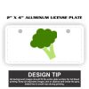 2" X 4" Aluminum License Plate  Thumbnail