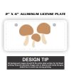 2" X 4" Aluminum License Plate  Thumbnail