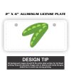 2" X 4" Aluminum License Plate  Thumbnail