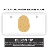 2" X 4" Aluminum License Plate  Thumbnail