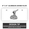 2" X 4" Aluminum License Plate  Thumbnail