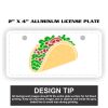 2" X 4" Aluminum License Plate  Thumbnail