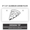 2" X 4" Aluminum License Plate  Thumbnail