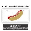 2" X 4" Aluminum License Plate  Thumbnail