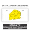 2" X 4" Aluminum License Plate  Thumbnail