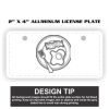 2" X 4" Aluminum License Plate  Thumbnail
