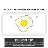 2" X 4" Aluminum License Plate  Thumbnail