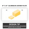 2" X 4" Aluminum License Plate  Thumbnail