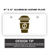 2" X 4" Aluminum License Plate  Thumbnail