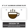 2" X 4" Aluminum License Plate  Thumbnail