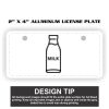 2" X 4" Aluminum License Plate  Thumbnail