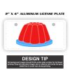 2" X 4" Aluminum License Plate  Thumbnail