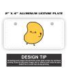2" X 4" Aluminum License Plate  Thumbnail