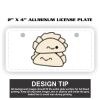 2" X 4" Aluminum License Plate  Thumbnail