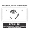 2" X 4" Aluminum License Plate  Thumbnail