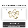 2" X 4" Aluminum License Plate  Thumbnail