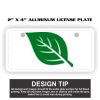 2" X 4" Aluminum License Plate  Thumbnail