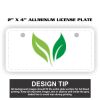 2" X 4" Aluminum License Plate  Thumbnail
