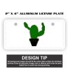 2" X 4" Aluminum License Plate  Thumbnail