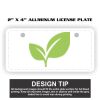 2" X 4" Aluminum License Plate  Thumbnail