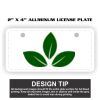 2" X 4" Aluminum License Plate  Thumbnail