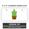 2" X 4" Aluminum License Plate  Thumbnail