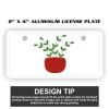 2" X 4" Aluminum License Plate  Thumbnail