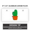 2" X 4" Aluminum License Plate  Thumbnail