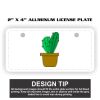 2" X 4" Aluminum License Plate  Thumbnail