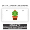 2" X 4" Aluminum License Plate  Thumbnail
