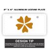 2" X 4" Aluminum License Plate  Thumbnail