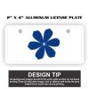 2" X 4" Aluminum License Plate  Thumbnail