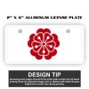 2" X 4" Aluminum License Plate  Thumbnail