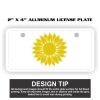 2" X 4" Aluminum License Plate  Thumbnail