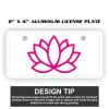 2" X 4" Aluminum License Plate  Thumbnail