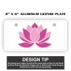 2" X 4" Aluminum License Plate  Thumbnail