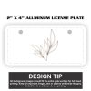 2" X 4" Aluminum License Plate  Thumbnail