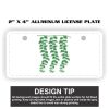 2" X 4" Aluminum License Plate  Thumbnail