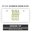 2" X 4" Aluminum License Plate  Thumbnail