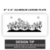 2" X 4" Aluminum License Plate  Thumbnail