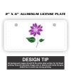 2" X 4" Aluminum License Plate  Thumbnail