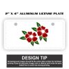 2" X 4" Aluminum License Plate  Thumbnail