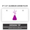 2" X 4" Aluminum License Plate  Thumbnail