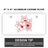 2" X 4" Aluminum License Plate  Thumbnail
