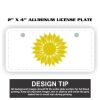 2" X 4" Aluminum License Plate  Thumbnail