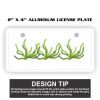 2" X 4" Aluminum License Plate  Thumbnail